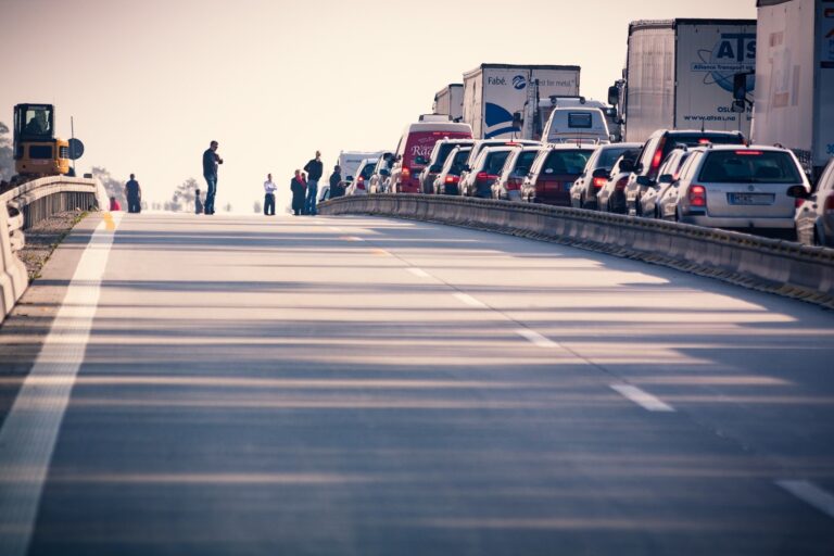 cars in traffic